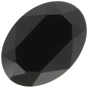 Cabochon ovale Aurora A4120 18x13 mm - Jet x1