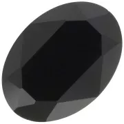 Cabochon ovale Aurora A4120 18x13 mm - Jet x1