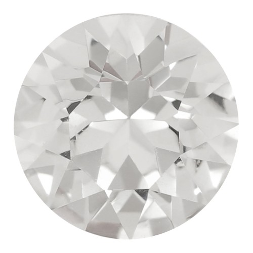 Cabochon rond Aurora A1088 6 mm - Crystal x1