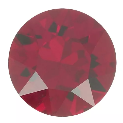 Cabochon rond Aurora A1088 6 mm - Ruby x1