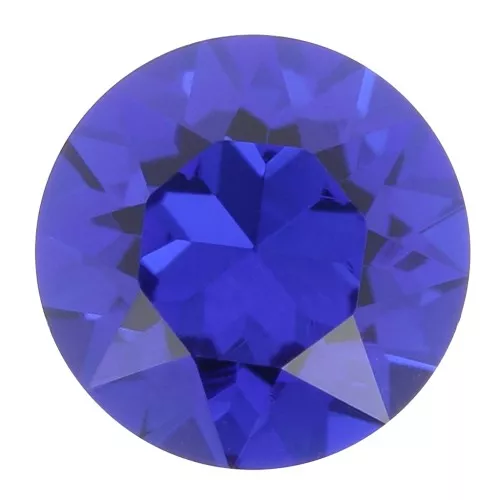 Cabochon rond Aurora A1088 6 mm - Capri Blue x1