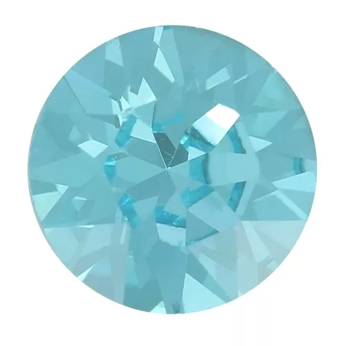 Cabochon rond Aurora A1088 6 mm - Aquamarine x1