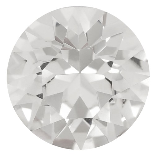 Cabochon tondo Aurora A1088 8 mm - Crystal x1