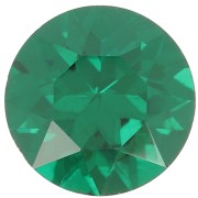 Cabochon tondo Aurora A1088 8 mm - Emerald x1