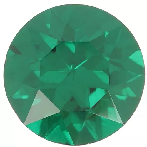 Cabochon tondo Aurora A1088 8 mm - Emerald x1