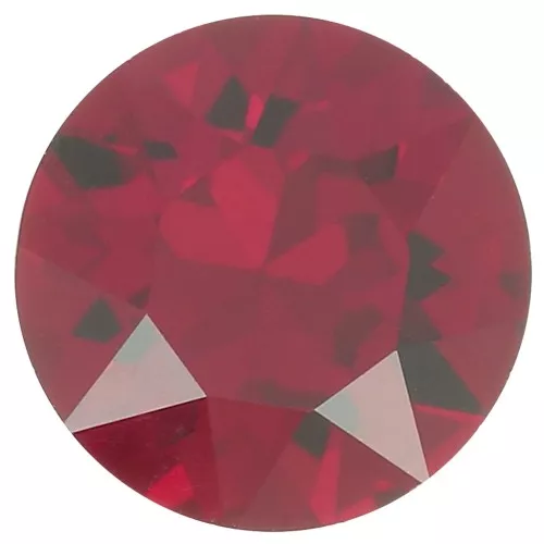 Cabochon tondo Aurora A1088 8 mm - Ruby x1