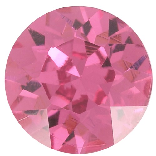 Cabochon tondo Aurora A1088 8 mm - Rose x1