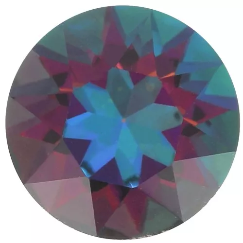 Cabochon tondo Aurora A1088 8 mm - Crystal Vitrail Medium x1