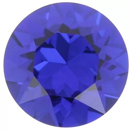 Cabochon tondo Aurora A1088 8 mm - Capri Blue x1