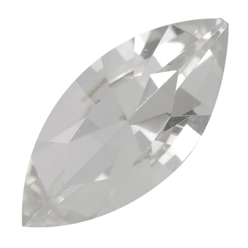 Cabochon navette Aurora A4200 10x5 mm - Crystal x1