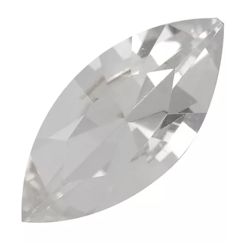 Cabochon navette Aurora A4200 10x5 mm - Crystal x1