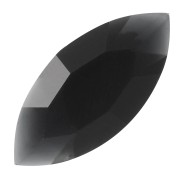 Cabochon navette Aurora A4200 10x5 mm - Jet x1|raw }}
