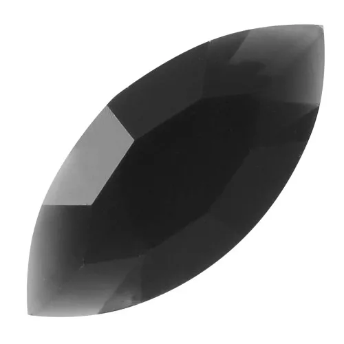 Cabochon navette Aurora A4200 10x5 mm - Jet x1