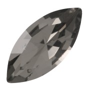 Cabochon navette Aurora A4200 10x5 mm - Black Diamond x1