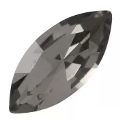 Cabochon navette Aurora A4200 10x5 mm - Black Diamond x1