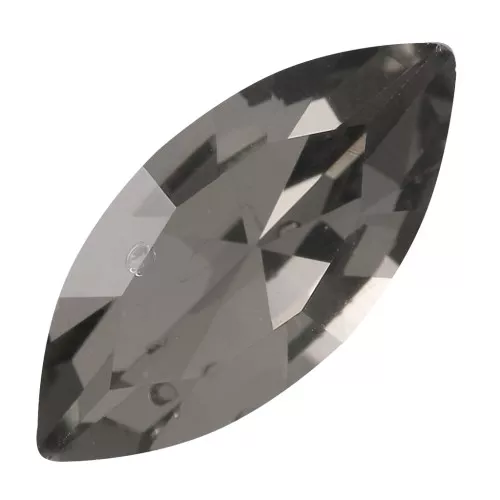 Cabochon navette Aurora A4200 10x5 mm - Black Diamond x1
