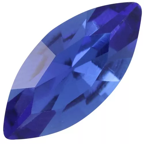 Cabochon navette Aurora A4200 15x7 mm - Capri Blue x1