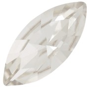 Cabochon navette Aurora A4200 15x7 mm - Crystal Silver Shade x1