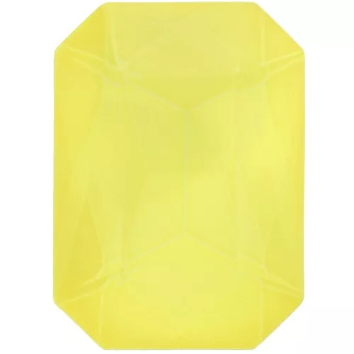 Cabochon Ottagono Aurora A4627 18x13 mm - Cristallo giallo elettrico x1