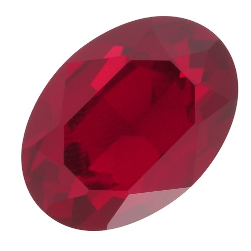 Cabochon ovale Aurora A4120 14x10 mm - Ruby x1