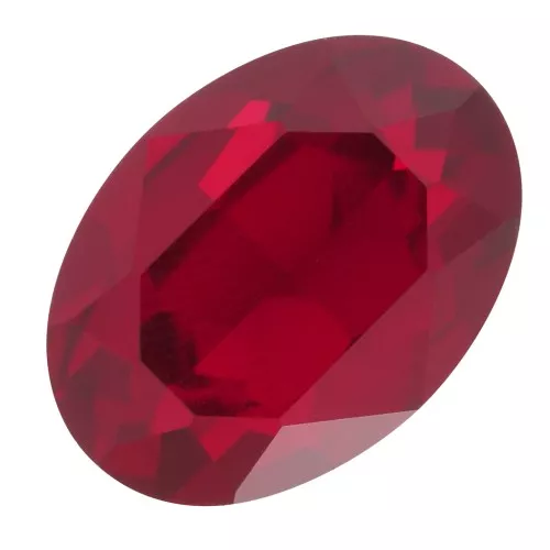 Cabochon ovale Aurora A4120 14x10 mm - Ruby x1