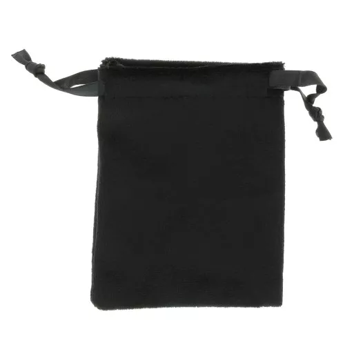 Pochon per gioielli in velluto fine 80x100 mm - Nero x1