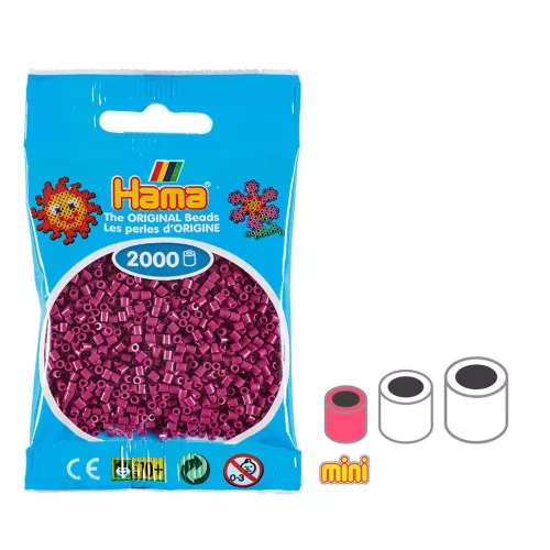 Perle da stirare Hama MINI 2,5 mm - Prugna (n°82) x2000