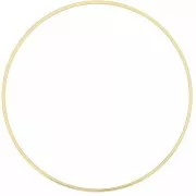 Anelli di tessitura e montaggio rotondi da 50 mm - dorato x8