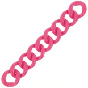 9 maglie acriliche 39x34 mm per la creazione di bracciali - Rosa confetto x22cm|raw }}