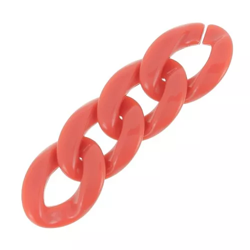 Maglia acrilica ovale ritorta 29x21 mm - Brick x1