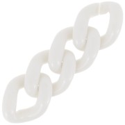 Maglia acrilica ovale ritorta 34x26 mm - Crema x1