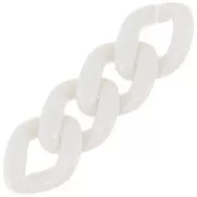 Maglia acrilica ovale ritorta 34x26 mm - Crema x1