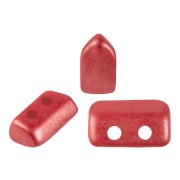 Perle in vetro Piros® di Puca® 2x5 mm - Pastel Dark Coral x10g