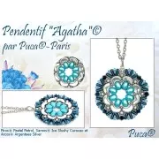 Perle in vetro Piros® di Puca® 2x5 mm - Pastel Dark Coral x10g