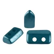 Perle in vetro Piros® di Puca® 2x5 mm - Pastel Petrol x10g