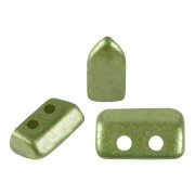 Perle in vetro Piros® di Puca® 2x5 mm - Pastel Olivine x10g