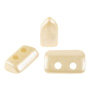 Perle in vetro Piros® di Puca® 2x5 mm - Pastel Cream x10g