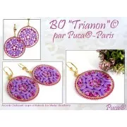 Arcos® di Puca® 5x10 mm Chatoyant Burgundy x10g