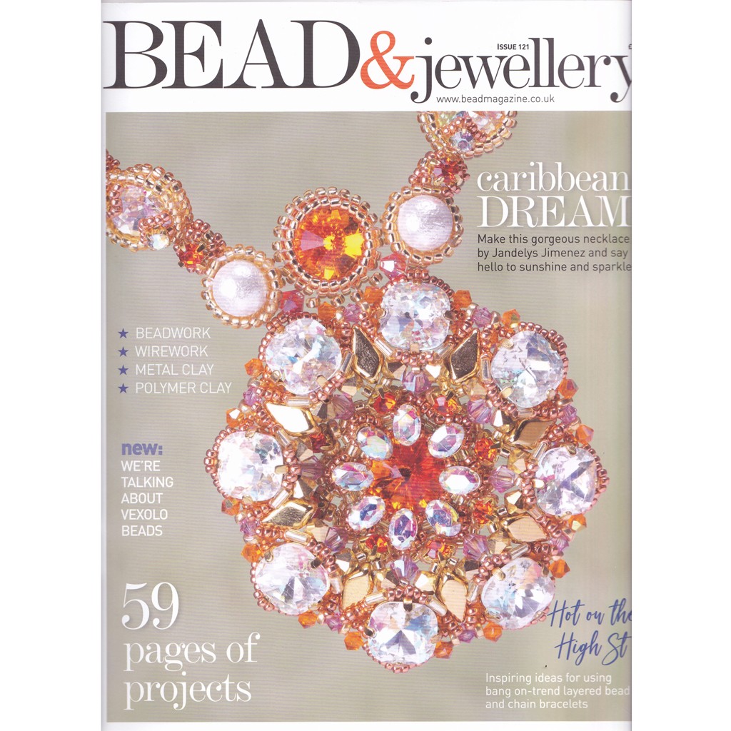 Rivista Bead & Jewellery N°121 in inglese Perles & Co