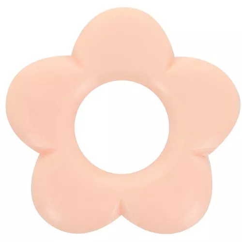 Pendente fiore in resina opaca da 21 mm - Peach x1