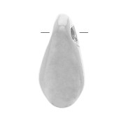 Perla piatta 8x4 mm - Argento 925 x1