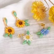 Orecchini 4 mm - Dorato con oro fino x20