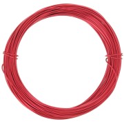Filo di alluminio anodizzato 0,8 mm - Rosso x10m|raw }}