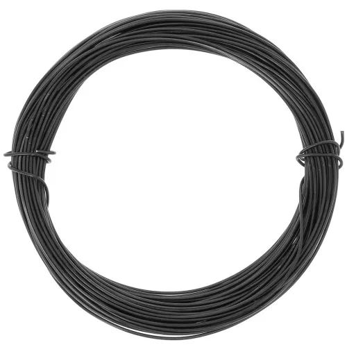 Filo di alluminio anodizzato 0,8 mm - Nero x10m