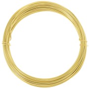 Filo di alluminio anodizzato 0,8 mm - Oro x10m|raw }}