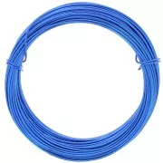Filo di alluminio anodizzato 1 mm - Blu elettrico x10m