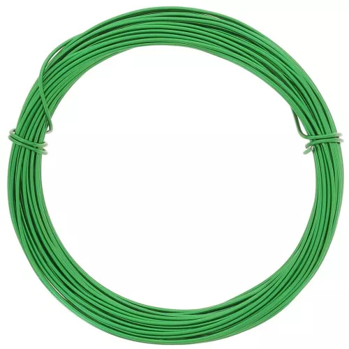 Filo di alluminio anodizzato 1 mm - Verde x10m