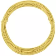 Filo di alluminio anodizzato 1 mm - Oro x10 m