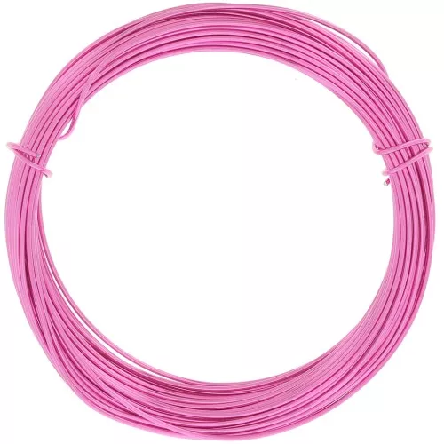 Filo di alluminio anodizzato 1 mm - rosa scuro x10 m