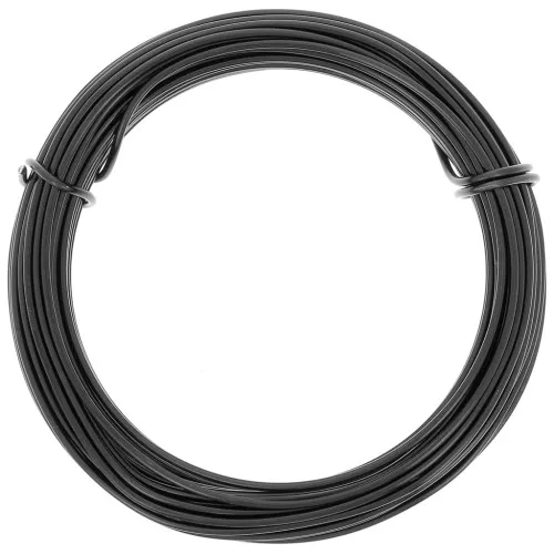Filo di alluminio anodizzato 1,5 mm - Nero x10m